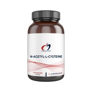 Designs for Health NAC - 900mg N-Acetyl-L-Cysteine, Antioxidant Glutathione Precursor - Detox + Workout Recovery Support - Non-GMO + Gluten Free Supplement (120 Capsules)