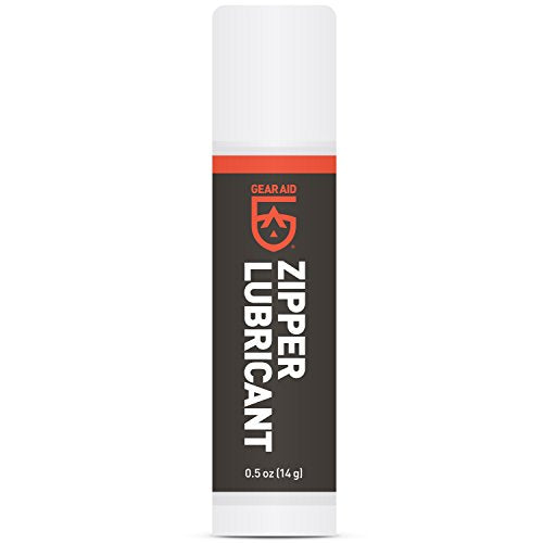 GEAR AID Zipper Wax Lubricant Stick for Wetsuits and Drysuits, Soft Wax, 0.5 oz