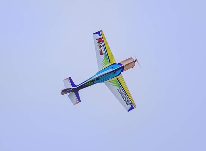 Viloga RC Plane Kit - 710mm Xtreme Sports PP Foam Airplane Model for Adults 3D Aerobatic Outdoor Flying (KIT+Motor+Servos+6CH Receive RX445(FRSKY D16))