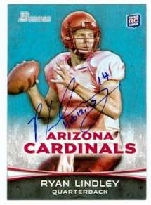 Sports Memorabilia Autograph Warehouse 83486 Ryan Lindley Autographed Football Card Arizona Cardinals 2012 Topps Bowman No .104 Rookie Card