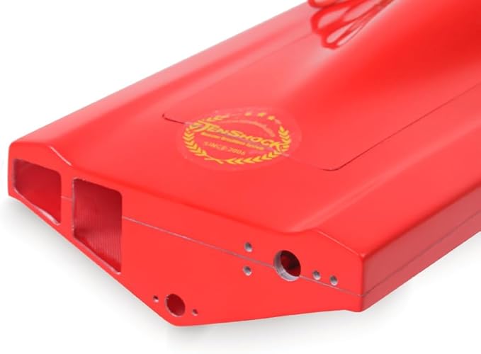 Mini Mono Ⅱ Glass Fiber RC Toy Boat Kit - DIY Self Assembling Electric Boat for Kids and Adults No Motor ESC Propeller Included (Red)