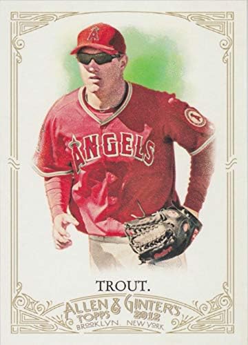 2012 Topps Allen & Ginters - Mike Trout - 2nd Year Card - Los Angeles Angels Baseball Card #140