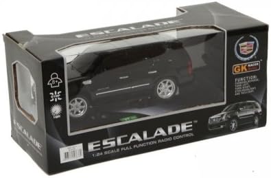 Liberty Imports R/C General Motors Escalade 1:24 Scale Toy Replica Vehicle - Officially Licensed Remote Control SUV with 2.4G Full-Function Technology Working Lights (Black)