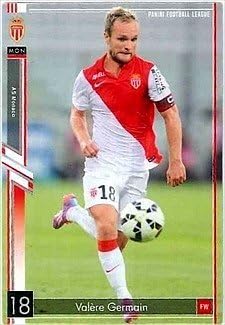 Panini Football League 10 bullets / PFL10 / RG / Barrere Germain / AS Monaco / PFL10 062