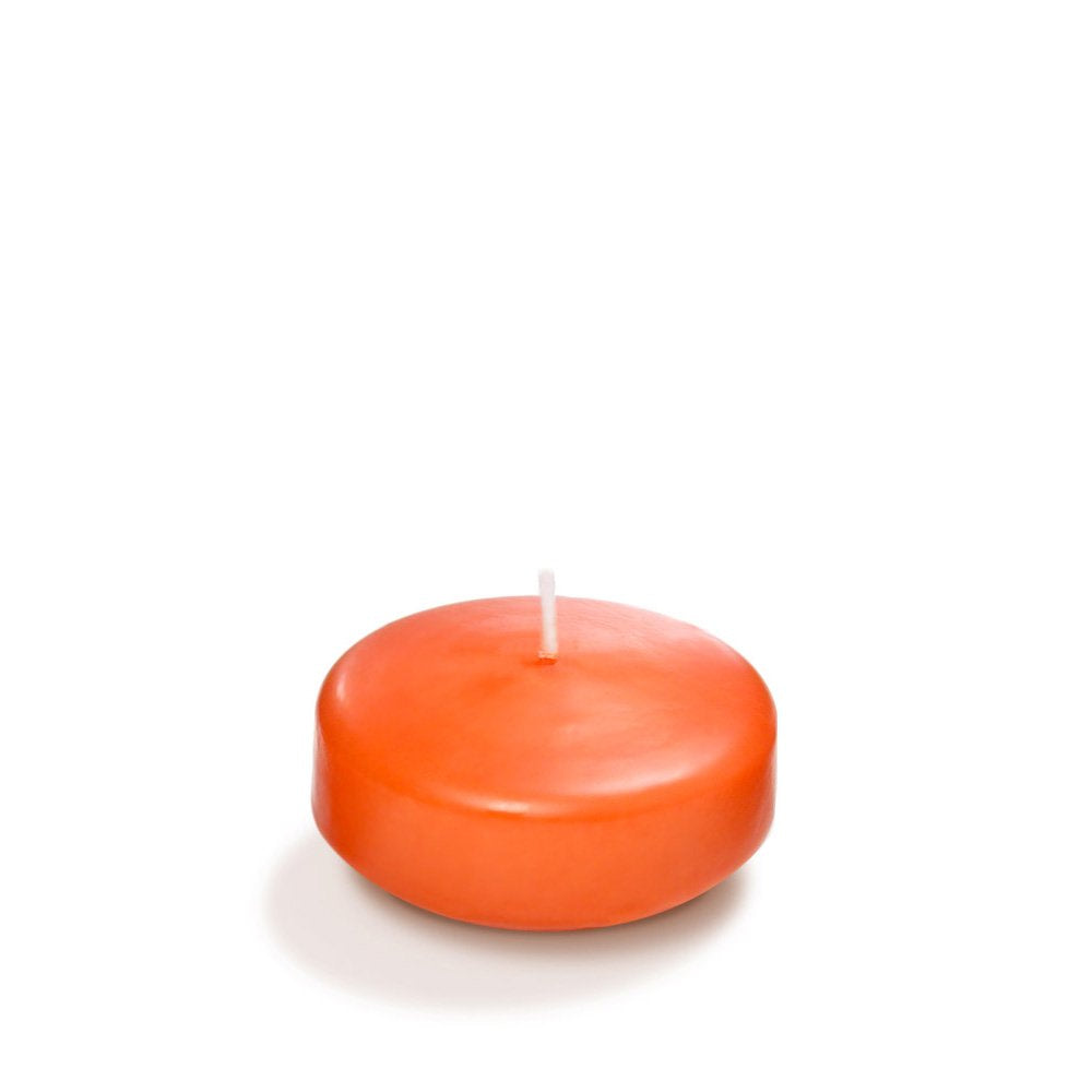 yummi Case of 18 3" Orange Floating Candles