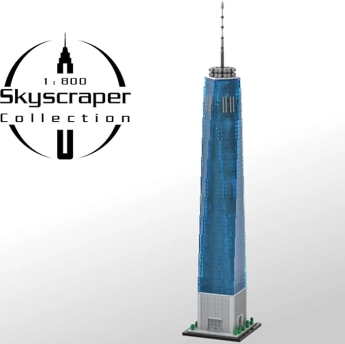 World Trade Center 1:800 Architecture Building Set Landmark Bricks Model Display Toy and STEM Educational Toy for Adults & Teens(3153PCS)