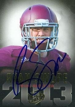 Sports Memorabilia Ryan Swope Autographed Football Card (Texas A&M) 2013 Press Pass No.42 Rookie