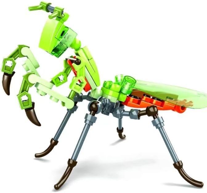 Inspired Insect Collection Building Set Scorpion Spider Beetle Butterfly & Mantis Display Models Creative STEM Educational Toy & Home Décor Gift for Kids Teens & Adults