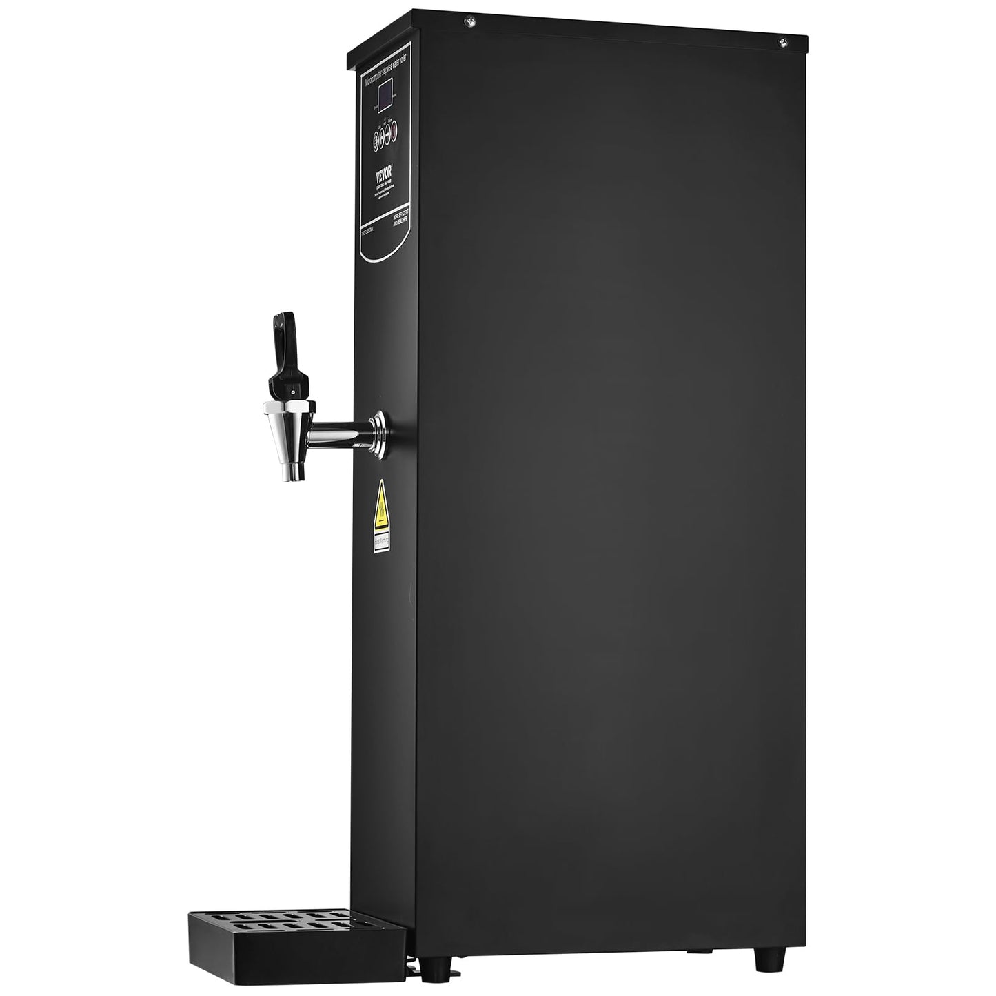 VEVOR Commercial Water Boiler, 20L Electric Hot Water Dispenser with 316 Stainless Steel Heating Tube, 1500W Step-by-step Fast Heating 50L/H Hot Water Boiler, for Coffee Tea Restaurant Office