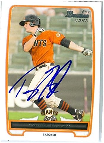 Sports Memorabilia Autograph Warehouse 246023 Tommy Joseph Autographed Baseball Card - San Francisco Giants Phillies Star 2012 Topps Bowman - No. BP100 Rookie