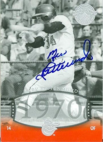 Sports Memorabilia Autograph Warehouse 247309 MERV Rettenmund Autographed Baseball Card - Baltimore Orioles 2004 Upper Deck - No. 64 Timeless Teams 1970