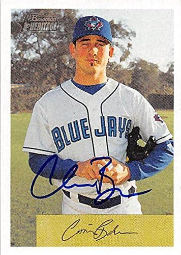 Sports Memorabilia Autograph Warehouse 302173 2002 Chris Baker Autographed No.53 Baseball Card - Toronto Blue Jays
