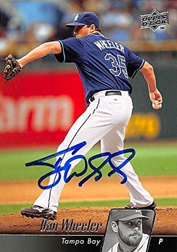 Sports Memorabilia Autograph Warehouse 247813 Dan Wheeler Autographed Baseball Card - Tampa Rays 2010 Upper Deck - No. 485
