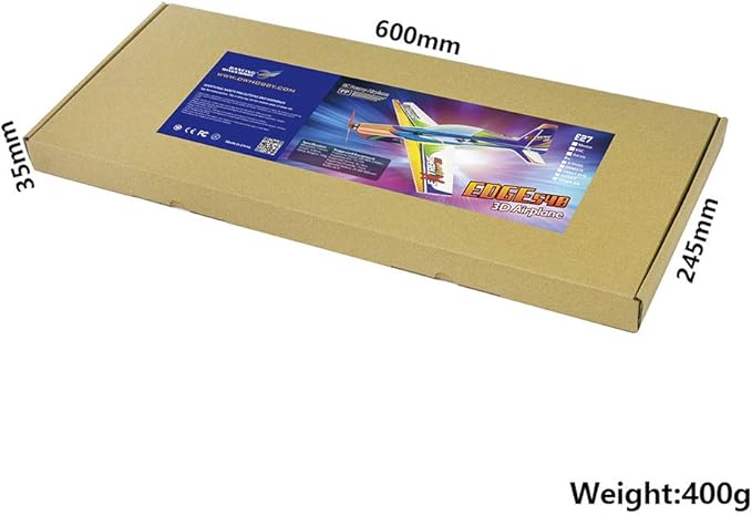 Viloga RC Plane Kit PP Foam Airplane 710mm Wingspan Xtreme Sports Airplane Model Kit to Build DIY 3D Aerobatic Airplane for Adults Outdoor Fly (KIT Only Not Including TX&RX and Power System)