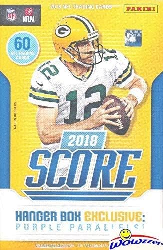 2018 Score Football HUGE EXCLUSIVE Factory Sealed 60 Card HANGER Box! Loaded with Rookies & Parallels! Look for Rcs & Auto’s of Josh Allen Lamar Jackson Saquon Barkley Baker Mayfield &