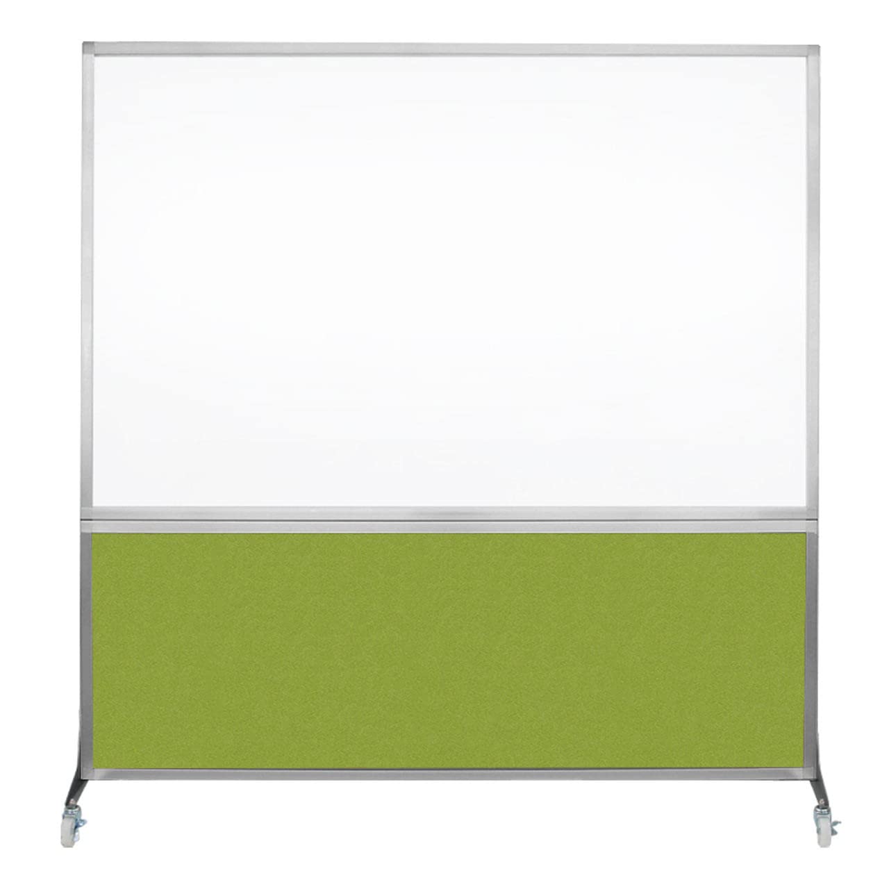DivideWrite Mobile Whiteboard | Double Sided Dry Erase Board | Portable Office Cubicle Partition | Display for Classrooms, Conference Rooms, Meeting Areas and More | Royal Blue 4' Wide X 6' Tall