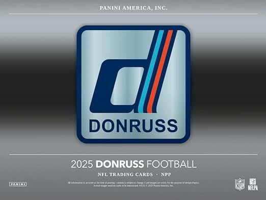 NEW 2025DONRUSS Football Card MEGA Box 60 Cards - 1 Autograph or Memorabilia Card Per Box!