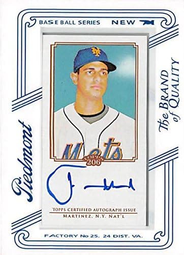 Sports Memorabilia Autograph Warehouse 291383 2010 Topps Fernando Martinez Autographed No.206 Ta-Fm Baseball Card - New York Mets