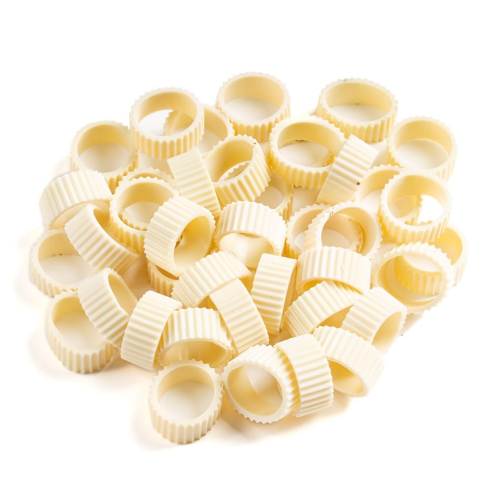Pack of 24 Rubber Candle Hugger Grippers - Candle Holders for Taper Candles and Candle Cups - Stay Put Candle Grips Keep The Candles Upright and in Place