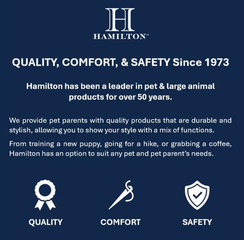 Hamilton Adjustable Comfort Nylon Dog Harness, Red, 5/8" x 12-20"