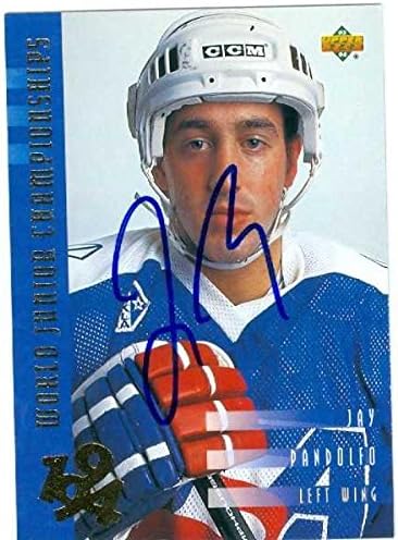 Sports Memorabilia Autograph Warehouse 24995 Jay Pandolfo Autographed Hockey Card Team USA