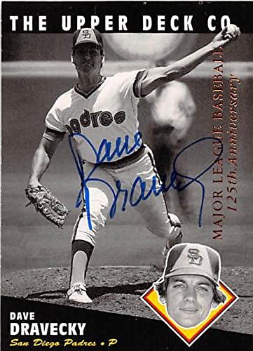 Sports Memorabilia Autograph Warehouse 248710 Dave Dravecky Autographed Baseball Card - San Diego Padres 1994 Upper Deck - No. 84 All Time Heroes Gold