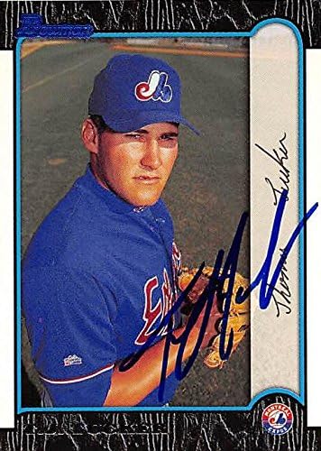 Sports Memorabilia Autograph Warehouse 244782 T.J. Tucker Autographed Baseball Card - Montreal Expos FT 1999 Bowman - No. 415