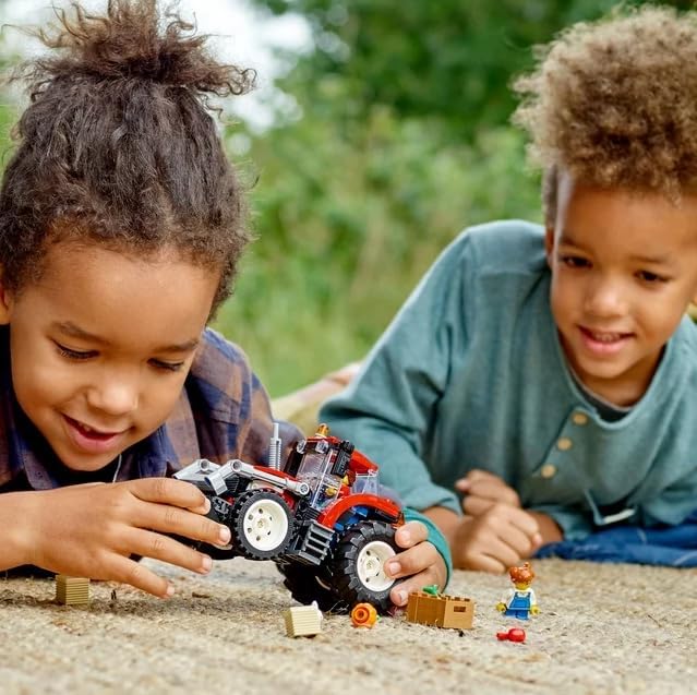 LEGO City Big Wheel Gift Set 66772 2in1 Tractor and Construction Digger Building Toy Sets Plus Farm Garden & Scarecrow Bonus Pack Great Gift for Boys and Girls Ages 5 and up