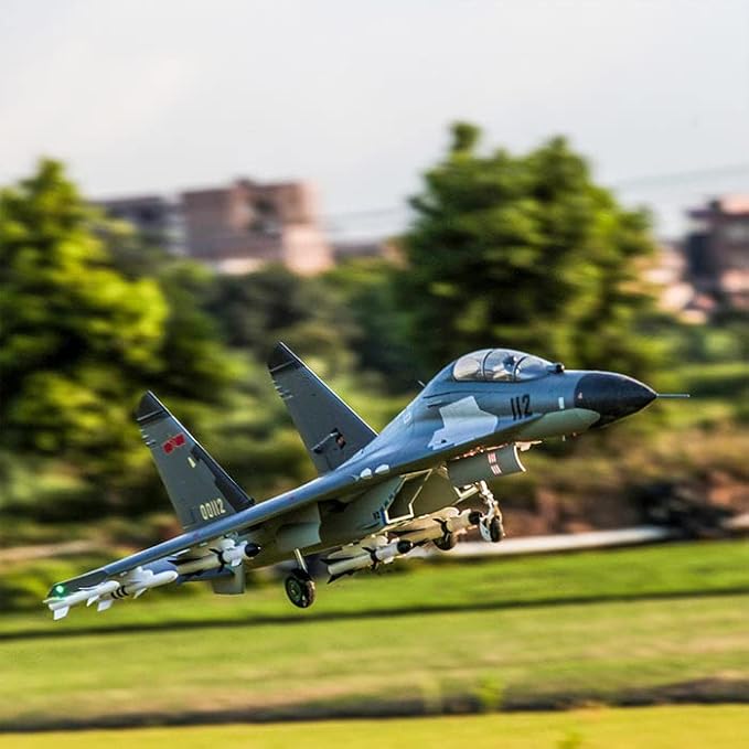 Fms RC Airplane Jet Rc Planes for Adults Rc Jet Plane 70mm EDF J-11 Twin Hobby Rc Airplanes PNP (No Radio Battery Charger)