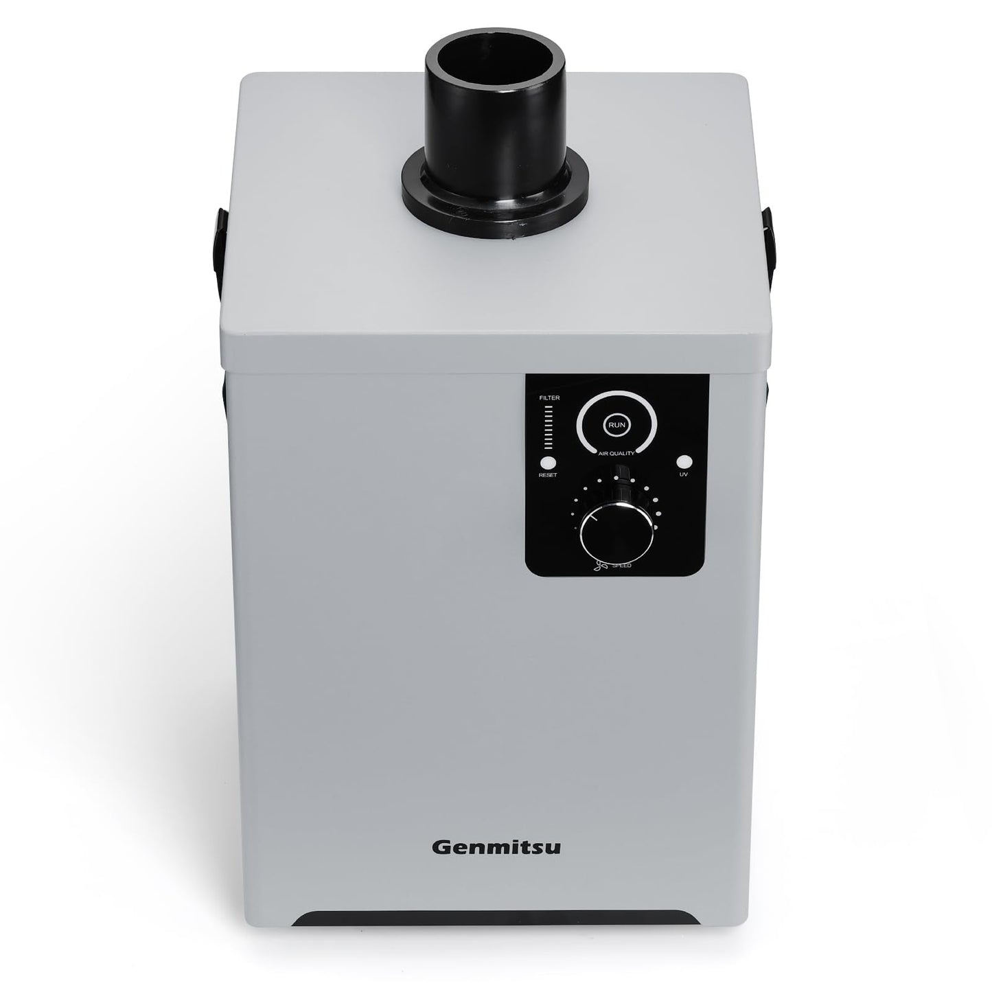 Genmitsu MD13 Smoke Purifier for Genmitsu L8, Fume Extractor with Four Layer Filtration 99.97% Purification Rate, LED Interface Function, Portable Wheels Smoke Absorber for Soldering Stations