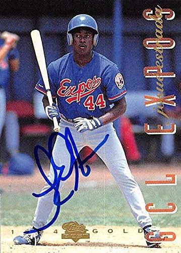 Sports Memorabilia Autograph Warehouse 244809 Josue Estrada Autographed Baseball Card - Montreal Expos FT 1994 Classic Gold Best - No. 71 Rookie