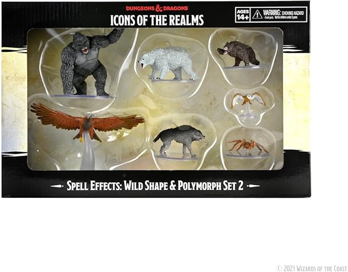 WizKids D&D Icons of The Realms: Wild Shape & Polymorph Set 2