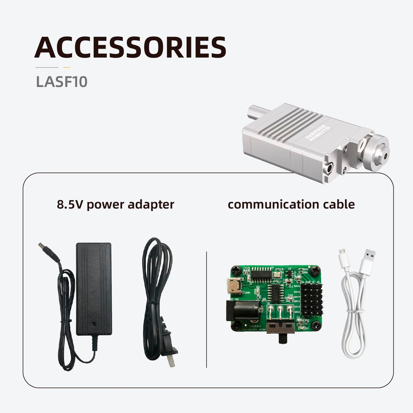 High Precision Micro Linear Servo Actuator with Force Control Sensor,Stroke 10mm,Force 12.6lbs(56N), Speed 26mm/s | for Robotics,Industrial Automation,Medical and Healthcare Equipment|LASF10-034D
