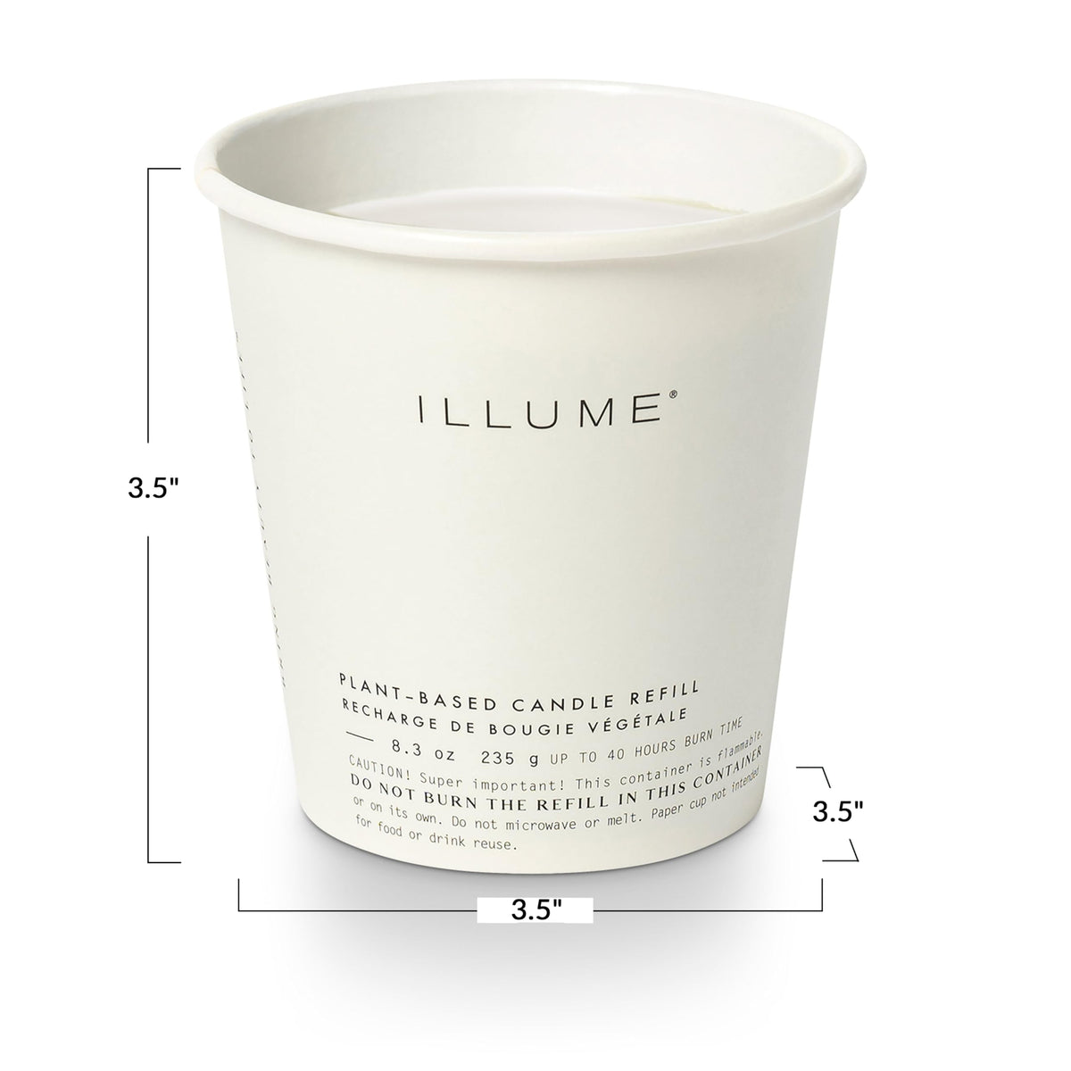 Illume Beautifully Done Boxed Glass Candle Refill, Isla Lily