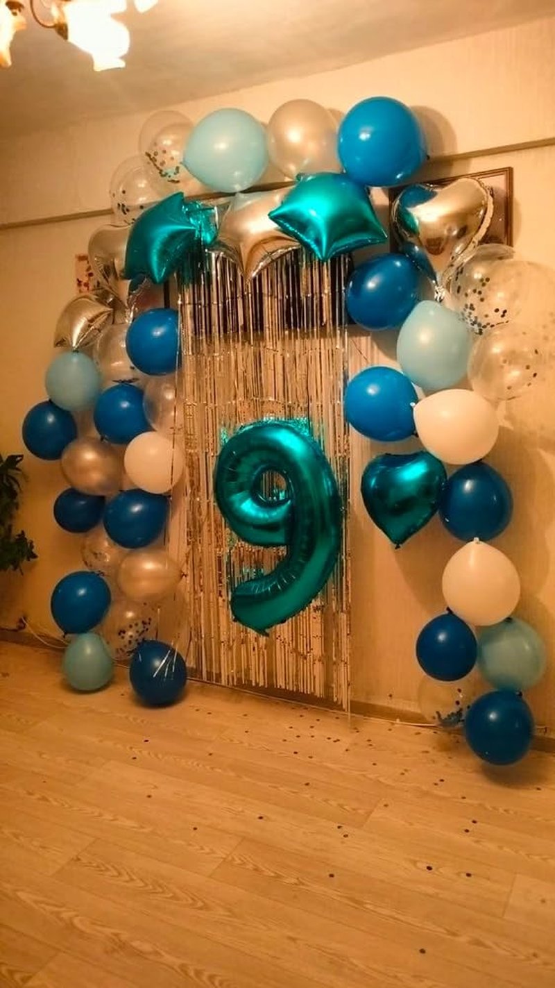 Teal Blue 2 Balloon, Number Balloons 40 Inch, 2nd Balloon Number Birthday Decorations, Second Two Birthday Party Supplies, Number 2 Balloon