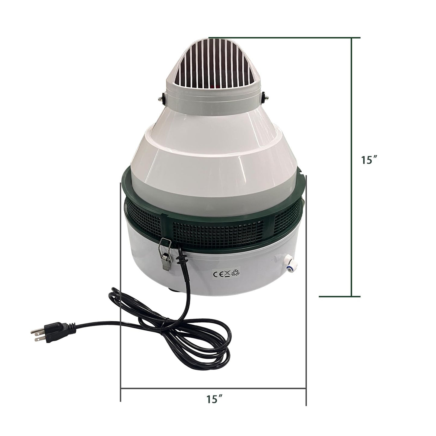 200 Pint Air Humidifier Commercial Grade Mist And Mist Hydroponic Growth Chamber,Industrial Grade Humidifier With Multi-Directional Fogging Head, Indoor Plant For Large Rooms