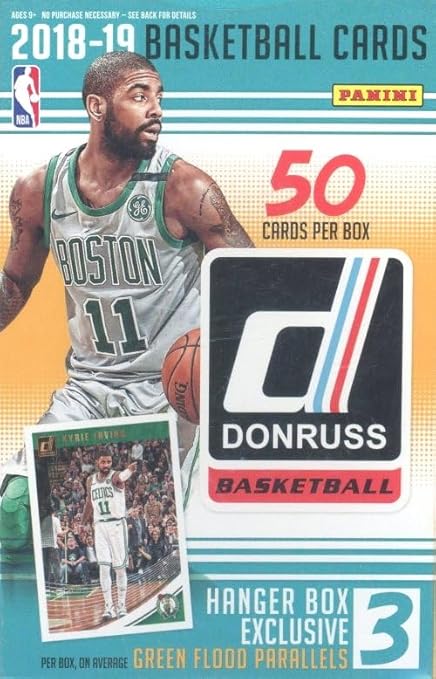 2018/19 Panini Donruss Basketball EXCLUSIVE HUGE 50 Card HANGER Factory Sealed Box! Look for Rookies & Autos of Luka-Doncic Trae Young Shai Gilgeous-Alexander & Many More!