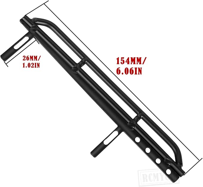 Side Pedal Upgrades Part for Axial SCX10 III RC CrawlerMetal Rock Sliders Metal Side Pedal Hop ups