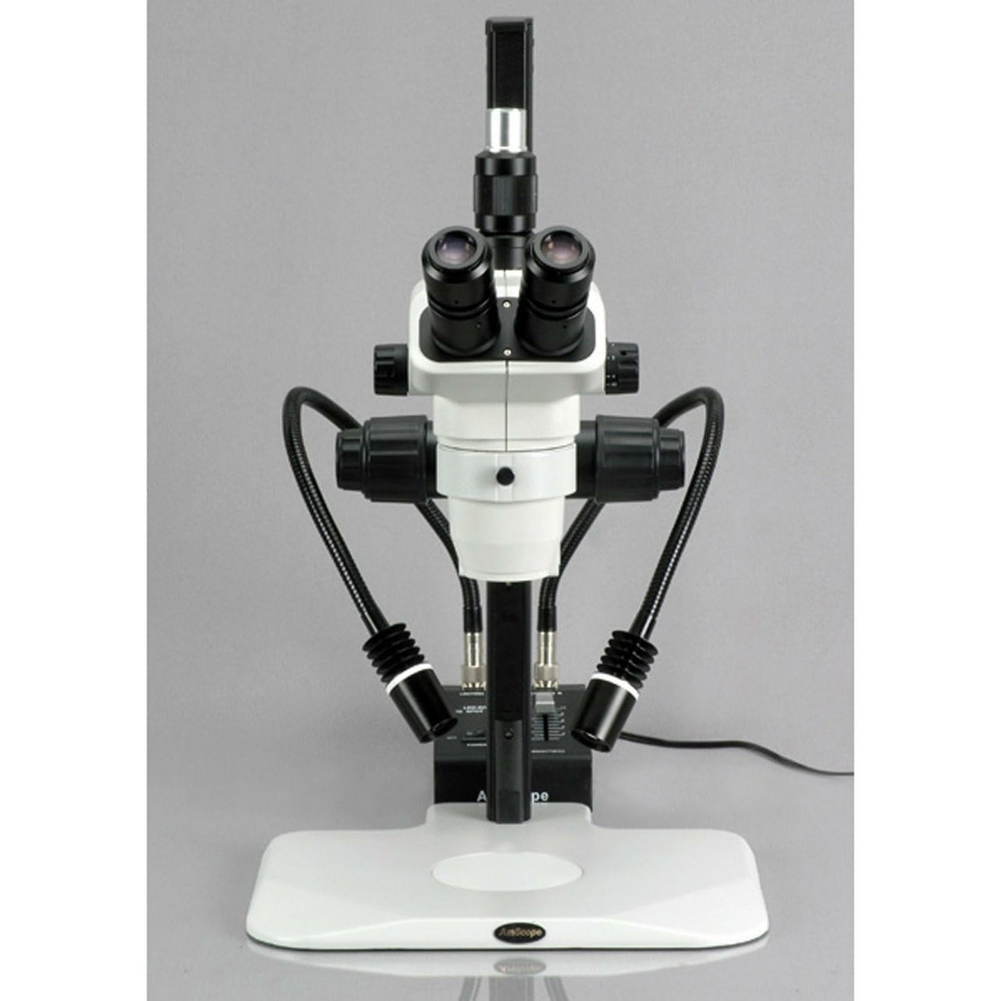 AmScope LED-6W-UV365 Powerful 6 Watt LED Dual Goose-Neck UV-365 Light Illuminator