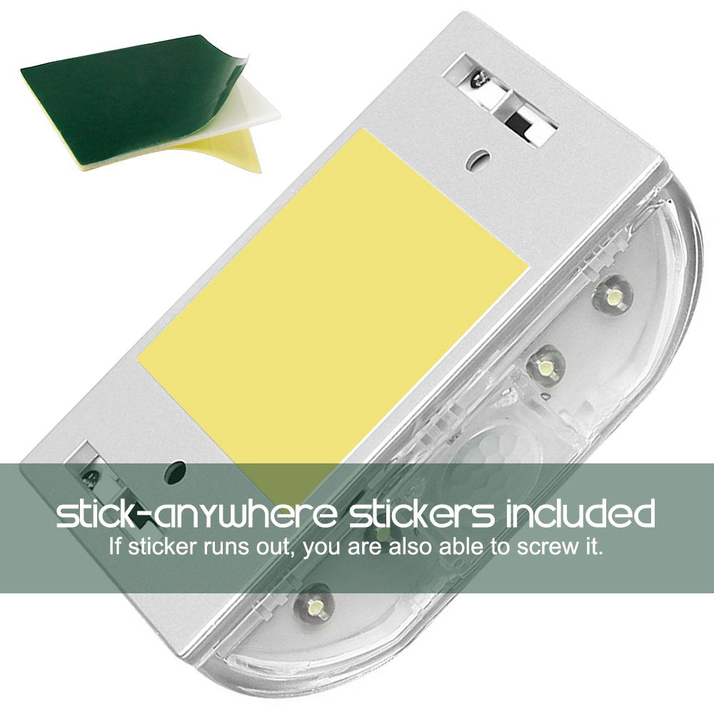 2 Pack Keyhole Lights, SENHAI PIR Infrared IR Wireless Door Lock Lamp, Auto Sensor Motion Detector, 4 LED Bulbs