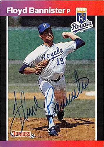 Sports Memorabilia Autograph Warehouse 247320 Floyd Bannister Autographed Baseball Card - Kansas City Royals 1989 Donruss - No. 262