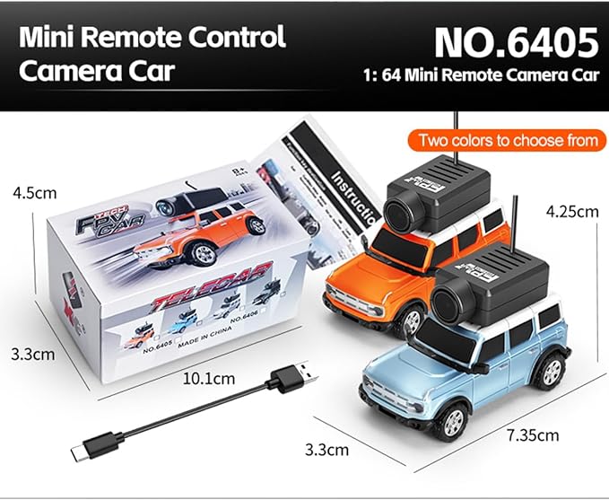 WL 1/64 Mini RC Car Full Proportional FPV RC Car with APP Auto-Pairing WiFi Module Control Camera Mini Racing Toys for Adults(RTR Version)