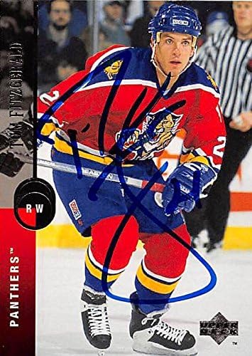 Sports Memorabilia Autograph Warehouse 224123 Tom Fitzgerald Autographed Hockey Card - Florida Panthers 1995 Upper Deck - No. 320