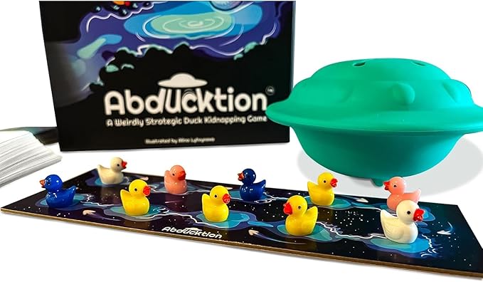 Abducktion - A weirdly Strategic Duck Kidnapping Game 15-Minutes of Light Strategy of Ducks a UFO and Mind-Bending Shape-Finding Logic!