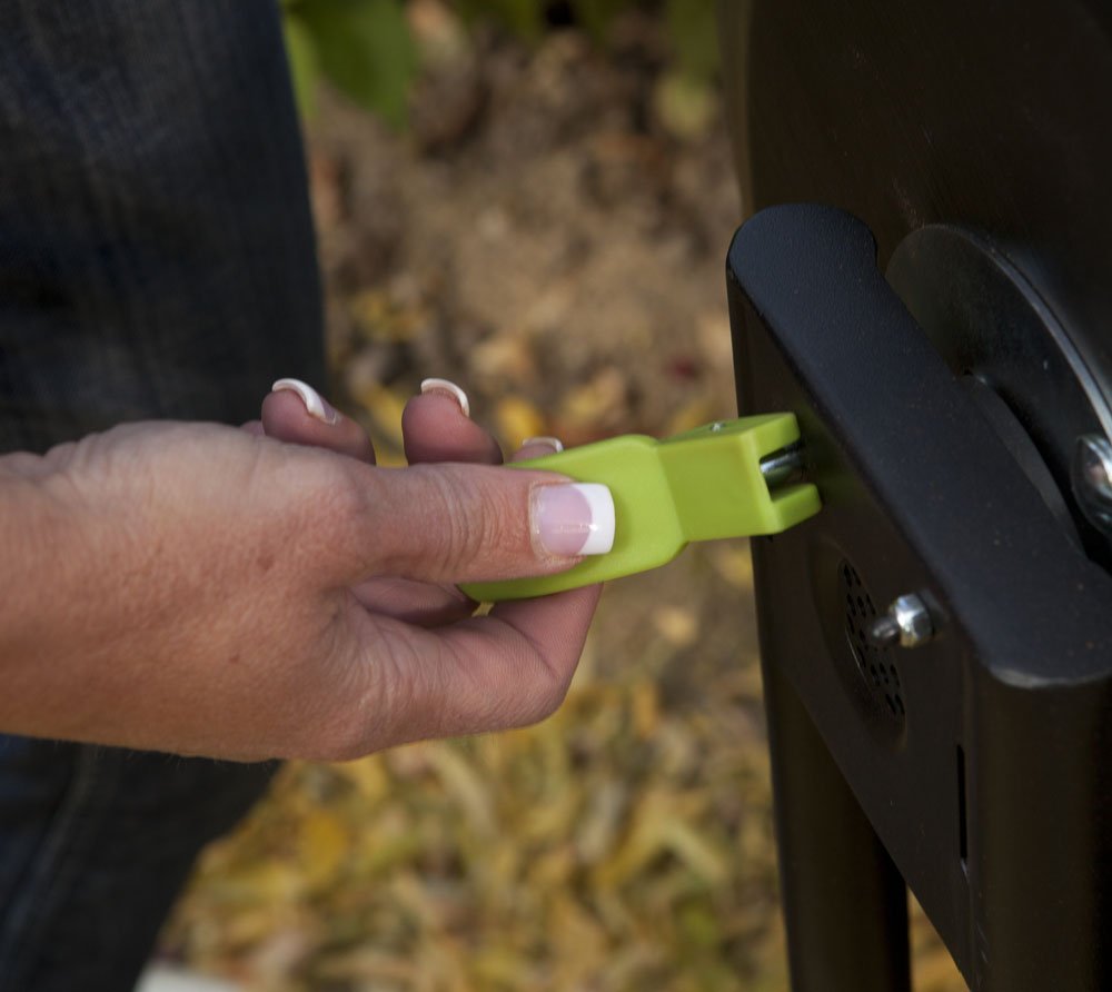 Lifetime 60076 50 gal Compost Tumbler, Black