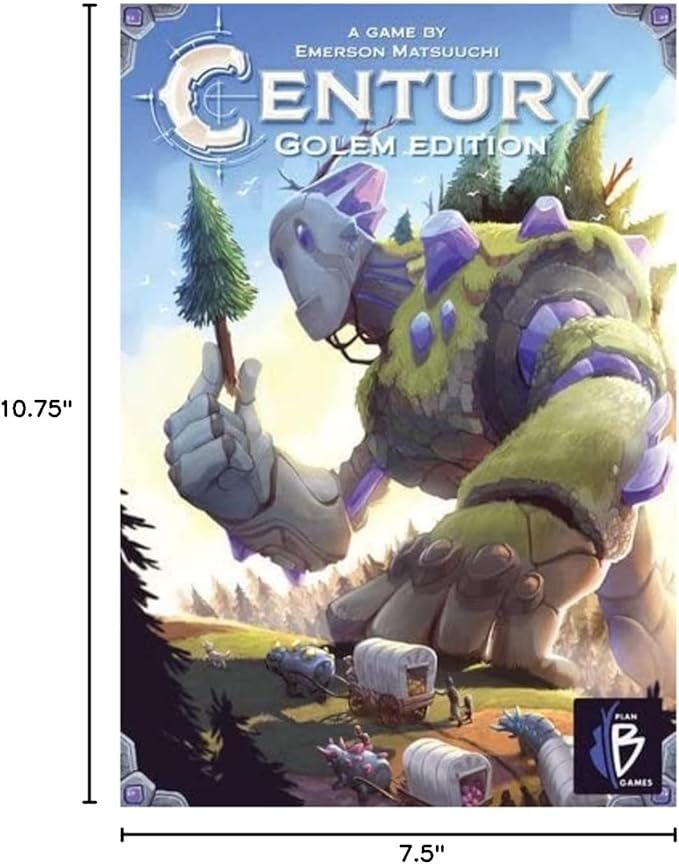 Asmodee Century Golem Edition Board Game - Journey Along The Golem Road in Caravania Strategy Game for Kids & Adults Ages 8+ 2-4 Players 30-45 Minute Playtime