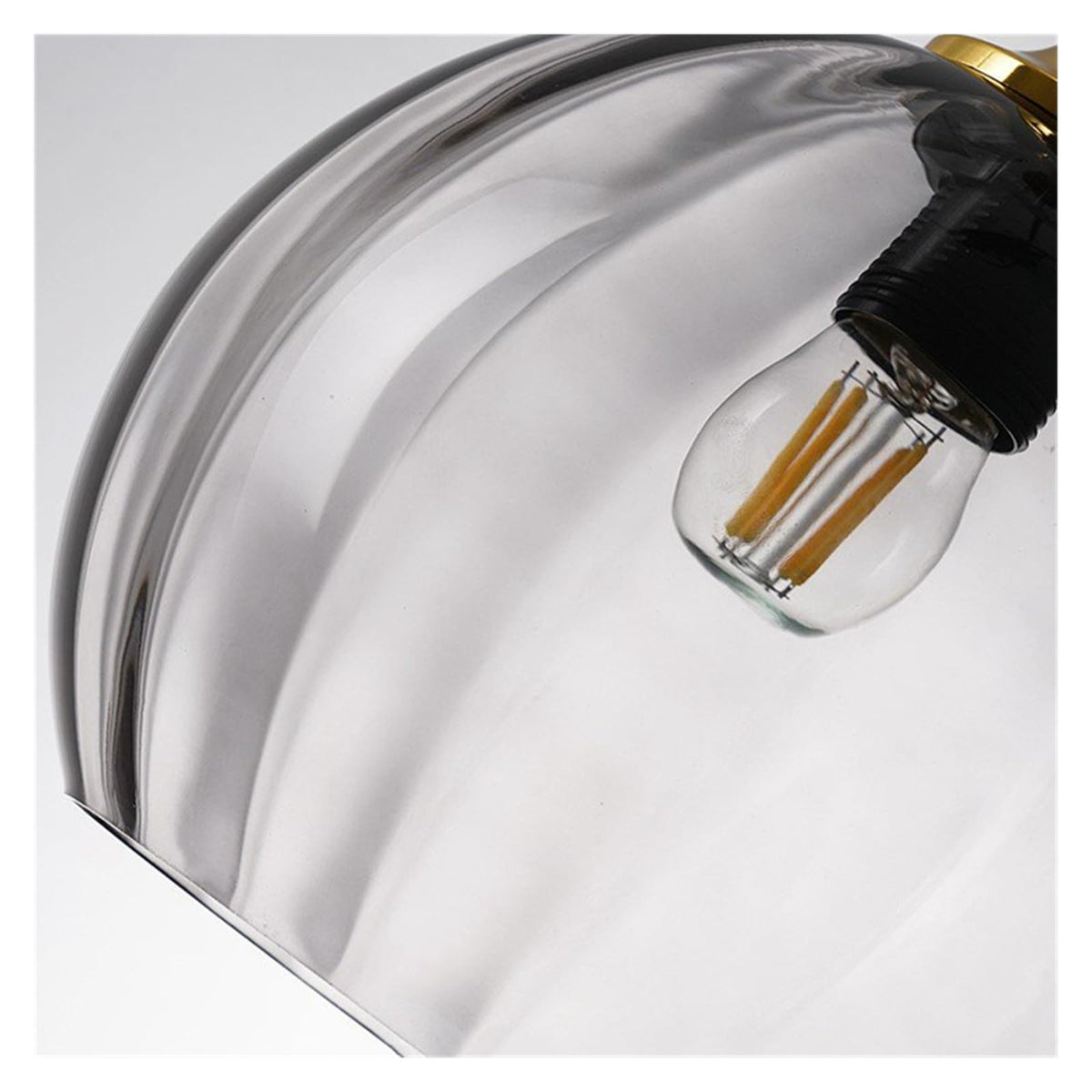 Modern Chandelier, Nordic Colored Glass Chandeliers Postmodern Creative Designer Restaurant Bar Counter Bedroom Bedside Lamp LED Lighting Fixtures(Amber 3 Heads)