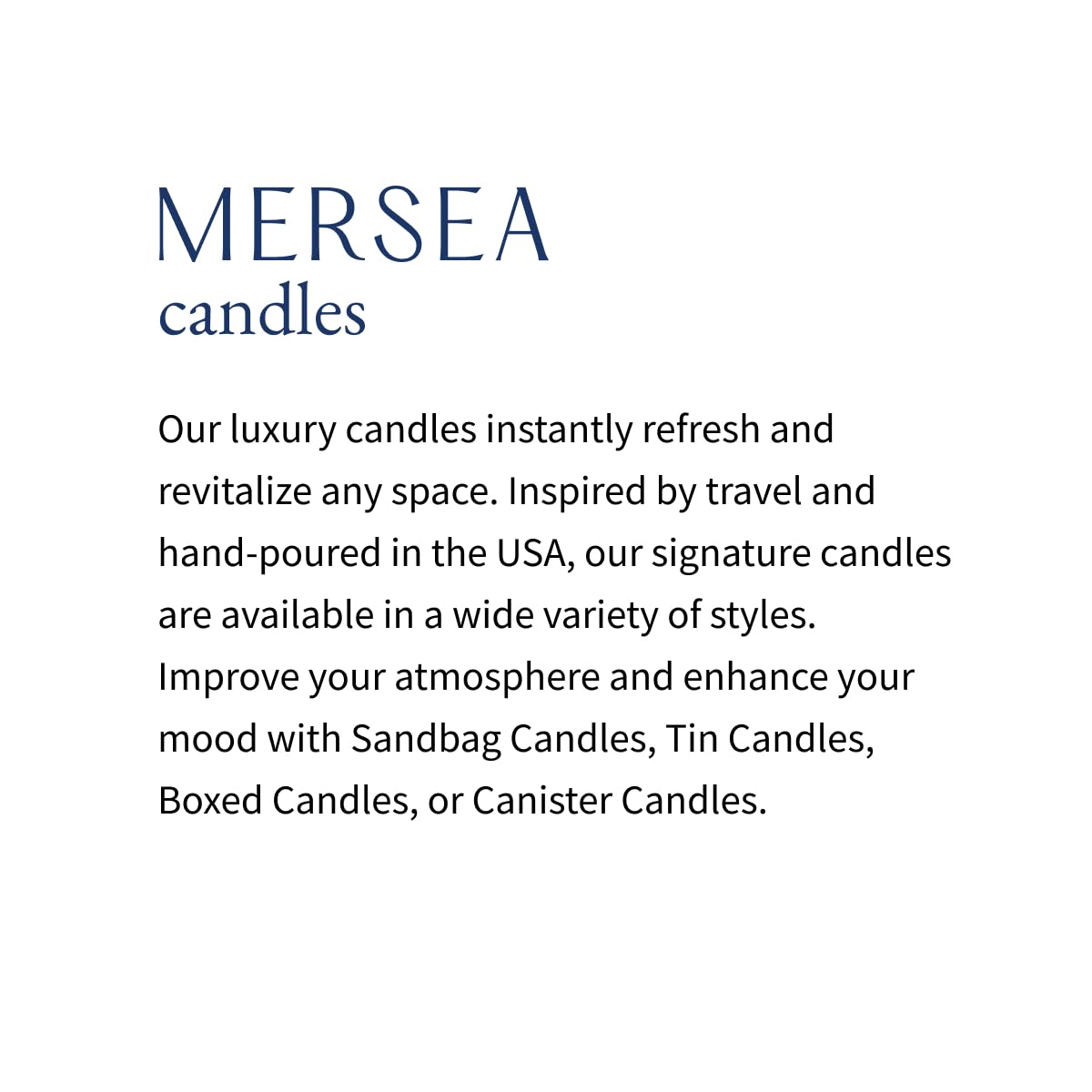 MERSEA Fresh Citron Tin Candle, Scented Candle Tin (3.5 oz)