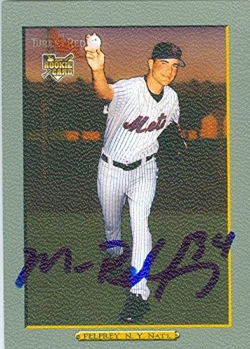 Sports Memorabilia Autograph Warehouse 246592 Mike Pelfrey Autographed Baseball Card - New York Mets 2006 Topps Turkey Red - No. 628 Rookie