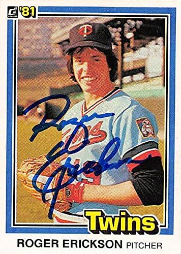 Sports Memorabilia Autograph Warehouse 245215 Roger Erickson Autographed Baseball Card - San Diego Padres 1981 Donruss - No. 549